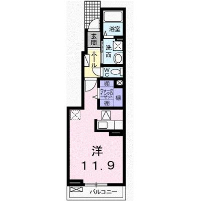 ウエルホワイト・アグリＡ 102【管理NO：1-018545101-01020】 ★家具家電は申し込み後に搬入しますの物件画像