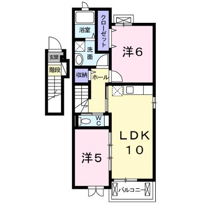 プラシード和　上郡Ｂ 201【管理NO：1-017374602-02010】の物件画像