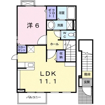Ｙｓ．Ｖｉｌｌａ赤坂 201【管理NO：1-016140201-02010】 ★家具家電は申し込み後に搬入しますの物件画像