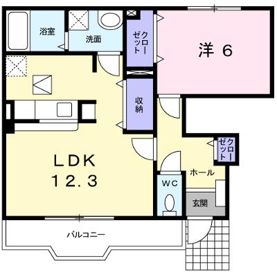 ベル・グラース 102【管理NO：1-014580301-01020】 ★家具家電は申し込み後に搬入します★の物件画像