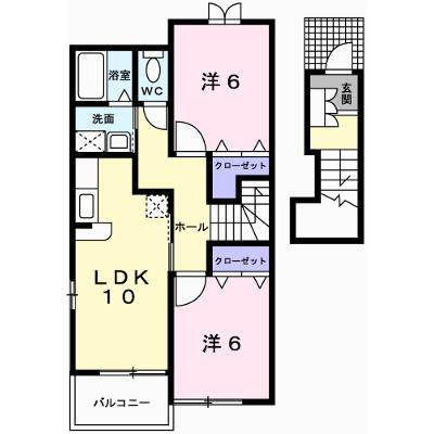メゾン　ド　セゾンＢ 202【管理NO：1-013384502-02020】 ★家具家電は申し込み後に搬入しますの物件画像