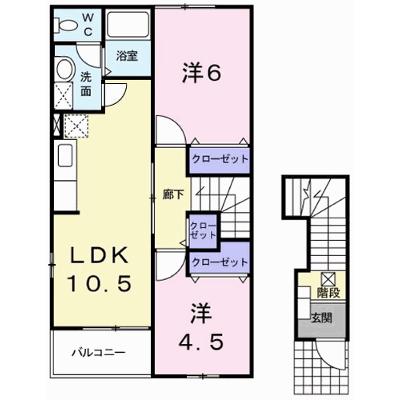 グリーンヒルズＥ 201【管理NO：1-012311702-02010】 ★家具家電は申し込み後に搬入しますの物件画像