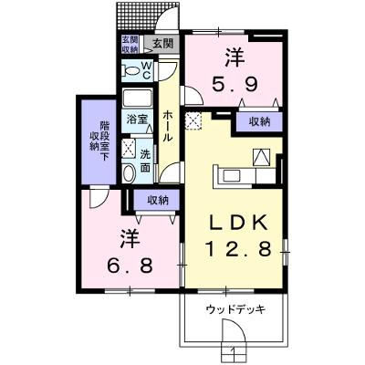 エメラルド雅 101【管理NO：1-011464401-01010】 ★家具家電は申し込み後に搬入しますの物件画像