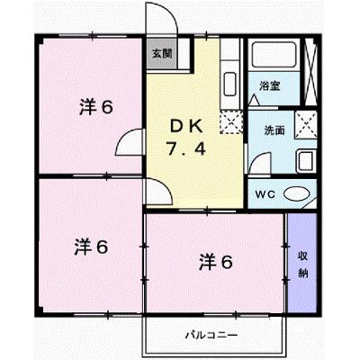 ニューシティＫ＆Ｍ 203【管理NO：1-002407401-02030】 ★家具家電は申し込み後に搬入します★の物件画像