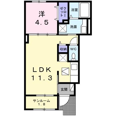 カーサ　ポポラリタ 101【管理NO：1-027975901-01010】の物件画像