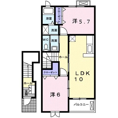 アルモニー法隆寺 202【管理NO：1-017437101-02020】 ★家具家電は申し込み後に搬入しますの物件画像