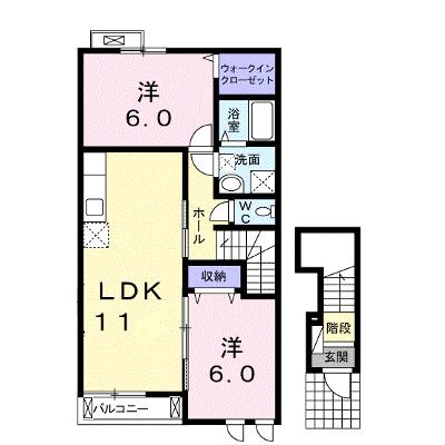 グランツ大和 201【管理NO：1-016726801-02010】 ★家具家電は申し込み後に搬入しますの物件画像