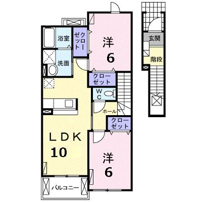 プリべ　ドゥース 202【管理NO：1-013632101-02020】 ★家具家電は申し込み後に搬入しますの物件画像