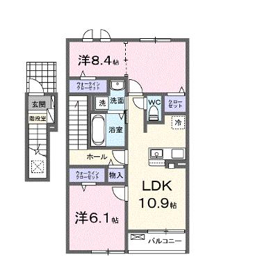 ハイツ大和 202【管理NO：1-027932601-02020】 ★家具家電は申し込み後に搬入します 2026年08月下旬入居可能の物件画像