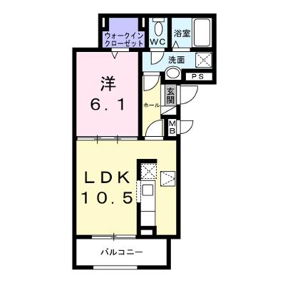 アプリコットⅢ 101【管理NO：1-027495301-01010】 ★家具家電は申し込み後に搬入しますの物件画像