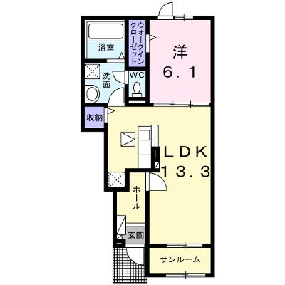 アヴニール 102【管理NO：1-027110201-01020】 ★家具家電は申し込み後に搬入しますの物件画像