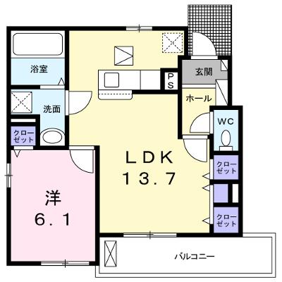 ルナ　ハイツⅡ 102【管理NO：1-026832301-01020】 ★家具家電は申し込み後に搬入します★の物件画像