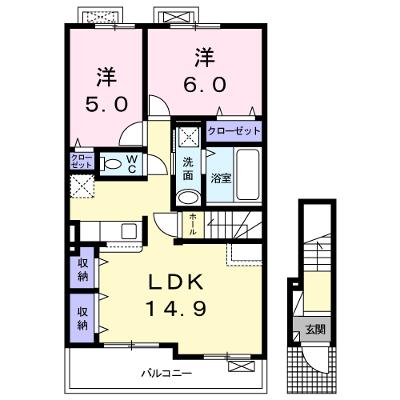 ヴィラージュ　Ⅰ 201【管理NO：1-023320001-02010】 ★家具家電は申し込み後に搬入します 2026年08月中旬入居可能の物件画像