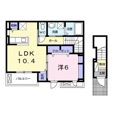 クレールコート 203【管理NO：1-021284101-02030】 ★家具家電は申し込み後に搬入します★の物件画像