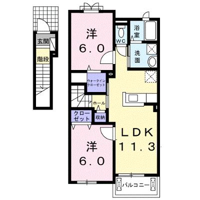 サントノーレⅡ 201【管理NO：1-020750602-02010】 ★家具家電は申し込み後に搬入します 2026年08月中旬入居可能の物件画像
