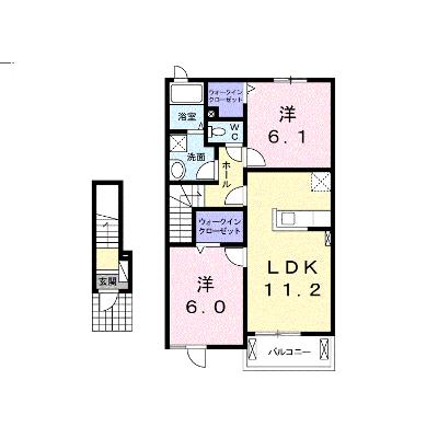 メゾン・ド・ユウ 203【管理NO：1-019183101-02030】 ★家具家電は申し込み後に搬入しますの物件画像