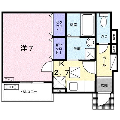 フィオーレ　コート 101【管理NO：1-017121101-01010】 ★家具家電は申し込み後に搬入します★の物件画像