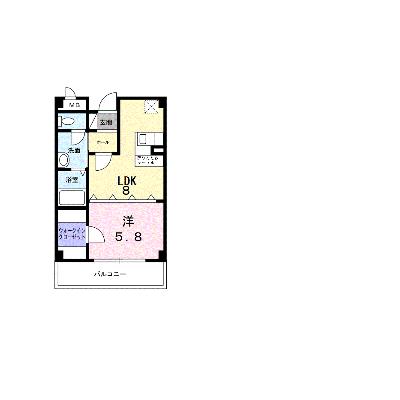 アンソレイエ　（前裁町） 603【管理NO：1-011996801-06030】 ★家具家電は申し込み後に搬入しますの物件画像
