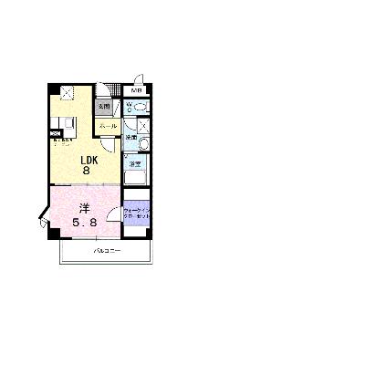 アンソレイエ　（前裁町） 508【管理NO：1-011996801-05070】 ★家具家電は申し込み後に搬入しますの物件画像