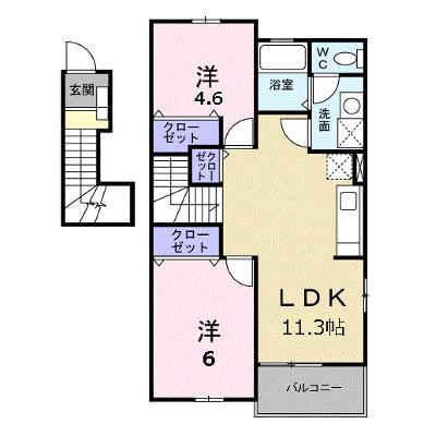 フォンテーヌ　Ｎ－Ⅱ 201【管理NO：1-010870301-02010】 ★家具家電は申し込み後に搬入します 2026年08月中旬入居可能の物件画像