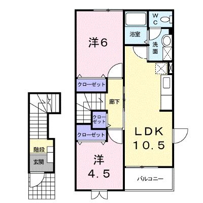 ウエストヒルズ 203【管理NO：1-010027001-02030】 ★家具家電は申し込み後に搬入しますの物件画像
