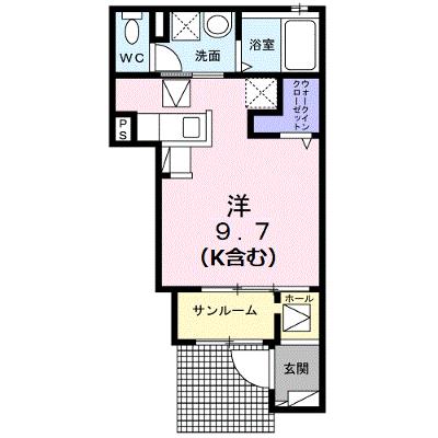 ＴＮ　ＣａｓａⅡ 103【管理NO：1-026364301-01030】 ★家具家電は申し込み後に搬入します 2026年10月中旬入居可能の物件画像