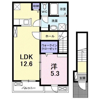 メゾン　リアン 202【管理NO：1-028314701-02020】 ★家具家電は申し込み後に搬入します★ ★2026年09月上旬入居可能★の物件画像