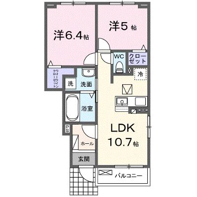 ファインビレＢ 105【管理NO：1-028231002-01050】 ★家具家電は申し込み後に搬入します 2026年09月下旬入居可能の物件画像