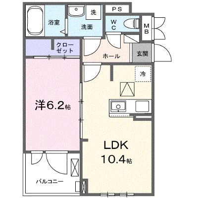 ラヴィエールⅠ 102【管理NO：1-028198601-01020】 ★家具家電は申し込み後に搬入します 2026年09月下旬入居可能の物件画像