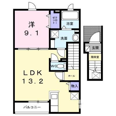 サングレイス 201【管理NO：1-027906501-02010】 ★家具家電は申し込み後に搬入しますの物件画像