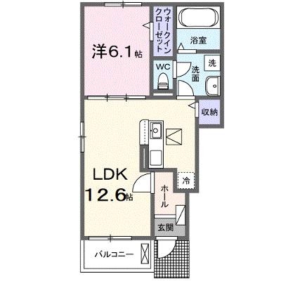 エヴァ　グリーン　ヴィラⅡ 101【管理NO：1-027704802-01010】 ★家具家電は申し込み後に搬入しますの物件画像