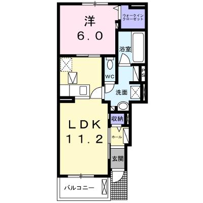 エクセレント　カーサⅢ　Ｂ棟 102【管理NO：1-021130201-01020】 ★家具家電は申し込み後に搬入しますの物件画像