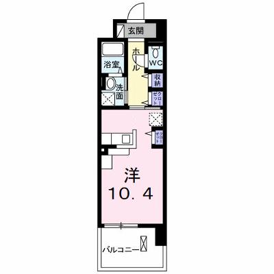 フェリス 601【管理NO：1-017901201-06010】 ★家具家電は申し込み後に搬入しますの物件画像