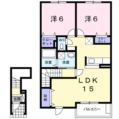 メルツ　ガルテン 203【管理NO：1-016179701-02030】 ★家具家電は申し込み後に搬入しますの物件画像