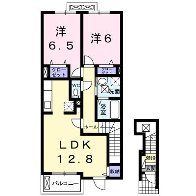 グランド　ソレイユ　Ａ 201【管理NO：1-015400001-02010】 ★家具家電は申し込み後に搬入します★の物件画像