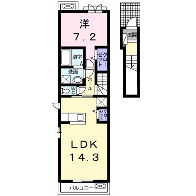 ナチュール　ハウス 207【管理NO：1-021695201-02060】 ★家具家電は申し込み後に搬入しますの物件画像
