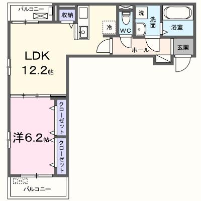 エストブレーラ 202【管理NO：1-028485301-02020】 ★家具家電は申し込み後に搬入します★ ★2026年11月中旬入居可能★の物件画像