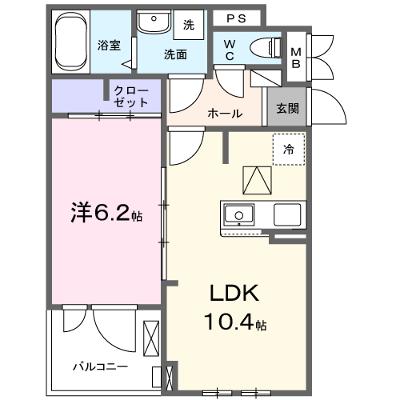 大日町３丁目アパート 101【管理NO：1-028485301-01010】 2026年11月中旬入居可能の物件画像