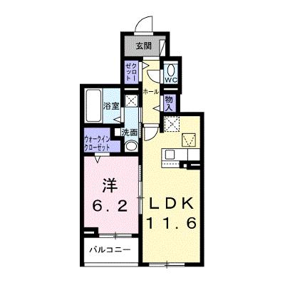 ソレアード　コート 104【管理NO：1-028282101-01040】 ★家具家電は申し込み後に搬入します★ ★2027年01月下旬入居可能★の物件画像