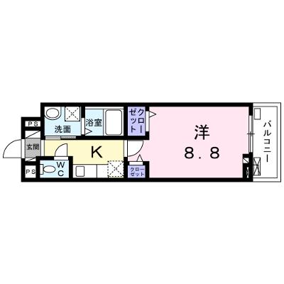 シャトーエレガント 202【管理NO：1-026763801-02020】 ★家具家電は申し込み後に搬入しますの物件画像