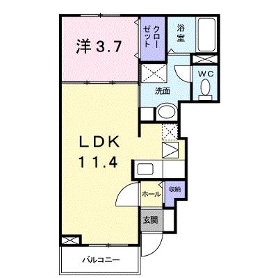 ライン・テラ 102【管理NO：1-014833801-01020】 ★家具家電は申し込み後に搬入します 2026年08月上旬入居可能の物件画像