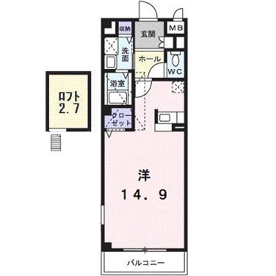 カーサ・エル・タカミヤ 206【管理NO：1-012643701-02050】 ★家具家電は申し込み後に搬入しますの物件画像