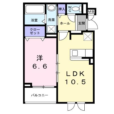 ルピナスＨｏｓｈｉｄａ 201【管理NO：1-027738301-02010】 ★家具家電は申し込み後に搬入します 2026年08月中旬入居可能の物件画像