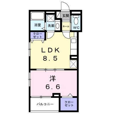 パーチェ　エテルノⅠ 303【管理NO：1-027605701-03030】 ★家具家電は申し込み後に搬入します 2026年08月中旬入居可能の物件画像