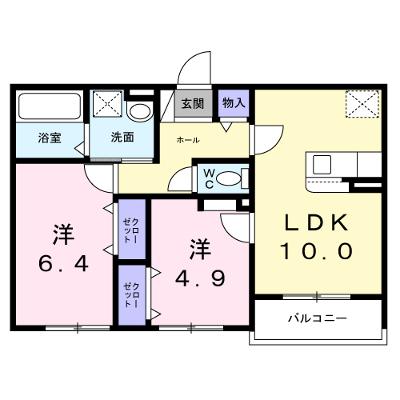 エスポワール 202【管理NO：1-027599501-02020】 ★家具家電は申し込み後に搬入します 2026年08月中旬入居可能の物件画像