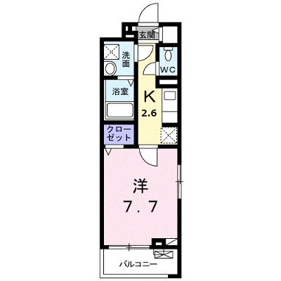パインオーク　Ⅴ 301【管理NO：1-025166101-03010】 ★家具家電は申し込み後に搬入します★の物件画像