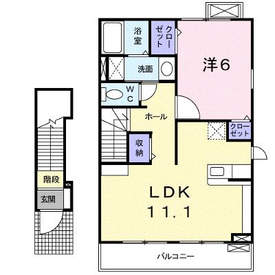 メゾン・ド・フェリーチェ 207【管理NO：1-020299801-02060】 ★家具家電は申し込み後に搬入します★ ★2026年08月下旬入居可能★の物件画像