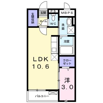 アルヴィータ 102【管理NO：1-019779401-01020】 ★家具家電は申し込み後に搬入します 2026年07月下旬入居可能の物件画像