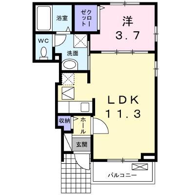 プラスドサンテ・トロワ 102【管理NO：1-017062001-01020】 ★家具家電は申し込み後に搬入します 2026年08月中旬入居可能の物件画像