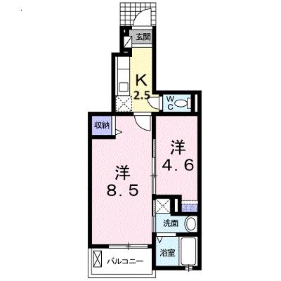 カーサユタカ 102【管理NO：1-016817501-01020】 ★家具家電は申し込み後に搬入します 2026年07月上旬入居可能の物件画像